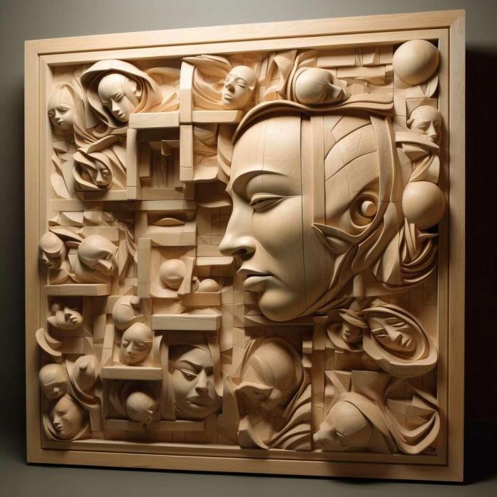 نموذج ثلاثي الأبعاد لآلة CNC 3D Art 